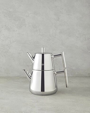 English Home New Aden Çaydanlık,Silver,0,75 L-1,75 L - English Home