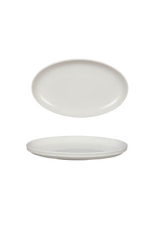 Kütahya Porselen Bone Chef Taste Of 24cm. Kayık Tabak Dekorsuz - Kütahya Porselen