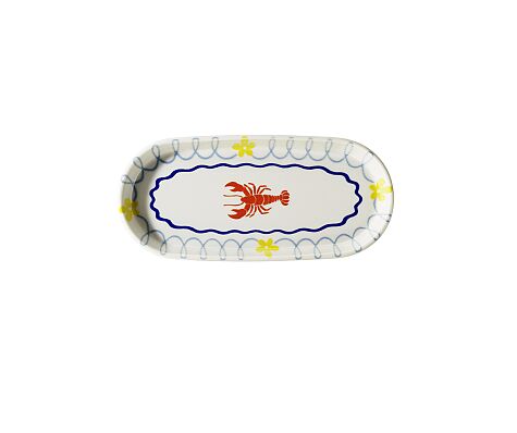 Kütahya Porselen Bone Costa Mare 4 Parça 21 Cm Kayık Tabak - Kütahya Porselen