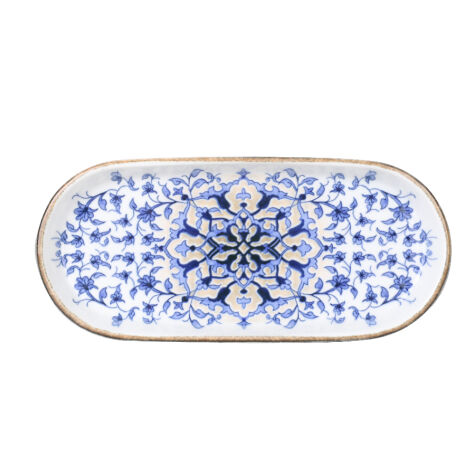 Kütahya Porselen Bone Nordic 21cm. Kayık Tabak Dg-859 Kratos - Kütahya Porselen