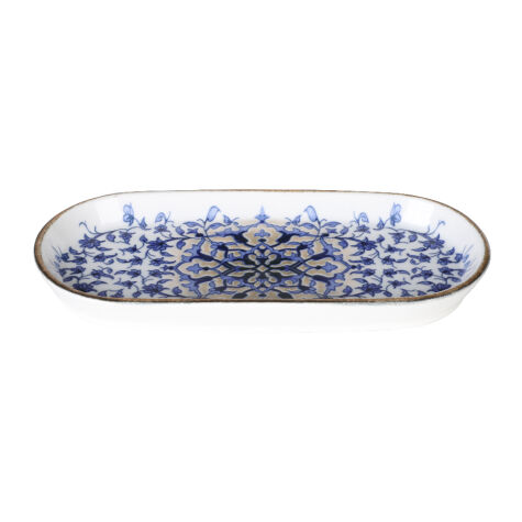 Kütahya Porselen Bone Nordic 21cm. Kayık Tabak Dg-859 Kratos - Kütahya Porselen