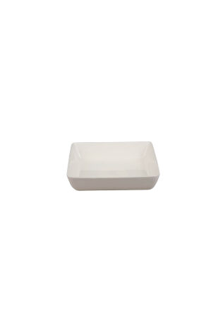Kütahya Porselen Bone Tan 19X19cm. Çukur Tabak Dekorsuz - Kütahya Porselen