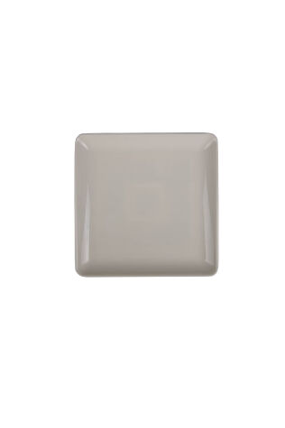 Kütahya Porselen Bone Tan 19X19cm. Düz Tabak Dekorsuz - Kütahya Porselen