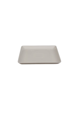 Kütahya Porselen Bone Tan 23X23cm. Düz Tabak Dekorsuz - Kütahya Porselen