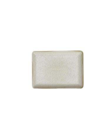 Kütahya Porselen Bone Tan 27X20cm. Düz Tabak S.Mat Dg-673 - Kütahya Porselen