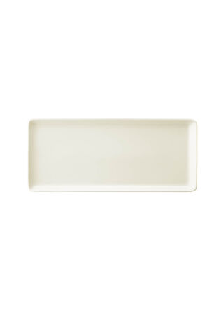 Kütahya Porselen Bone Tan 35X15cm. Düz Tabak Dekorsuz - Kütahya Porselen