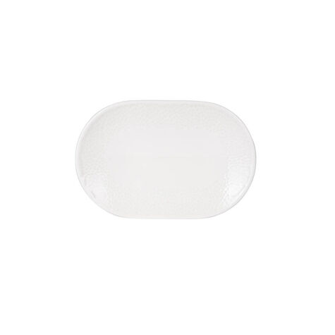 Kütahya Porselen Bone Wellington 24cm. Kayık Tabak Dekorsuz - Kütahya Porselen