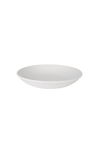 Kütahya Porselen Bone Wellington 25cm. Çukur Tabak Dekorsuz - Kütahya Porselen