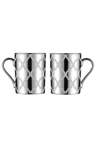 Kütahya Porselen Forest 2 Kişilik Mug Bardak Platin 11537 - Kütahya Porselen
