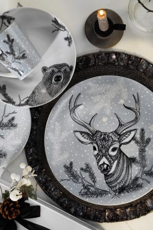 Kütahya Porselen Snowy 24 Parça 6 Kişilik Yemek Takımı - Kütahya Porselen