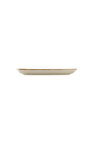 Kütahya Porselen Tan 23X23 Cm Düz Tabak Pearl Tarçın P02 - Kütahya Porselen