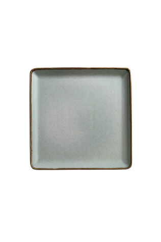 Kütahya Porselen Tan 27X27 Cm Düz Tabak Pearl Yeşil P03 - Kütahya Porselen