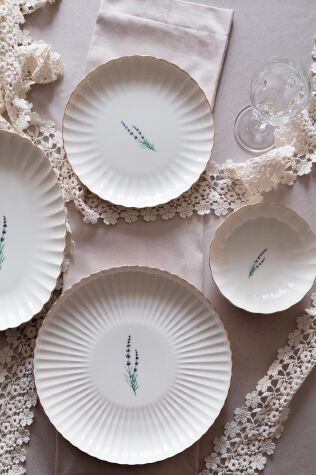 Kütahya Porselen Tiny Miny 6 Parça 20 Cm Çukur Yemek Tabağı - Kütahya Porselen