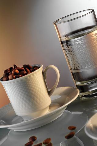 Kütahya Porselen Zümrüt 12 Parça 6 Kişilik Kahve Fincan Takımı - Kütahya Porselen